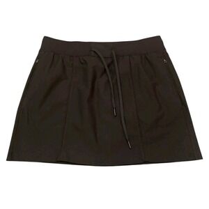 7 Diamonds Infinity Skirt Women Large Black Active Golf Tennis Sporty